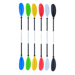 paddles transparent kayak