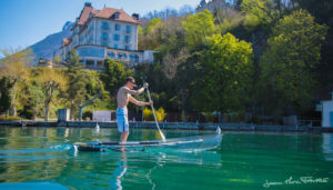 Paddle kayak transparent