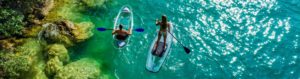 Kayak et sup transparent